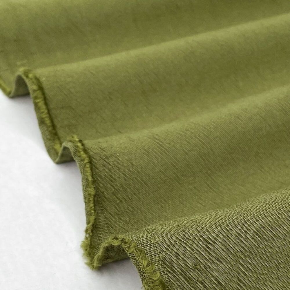 2 Yds_ Responsibly Manufactured Tencel Viscose Blend Fabric_Grass